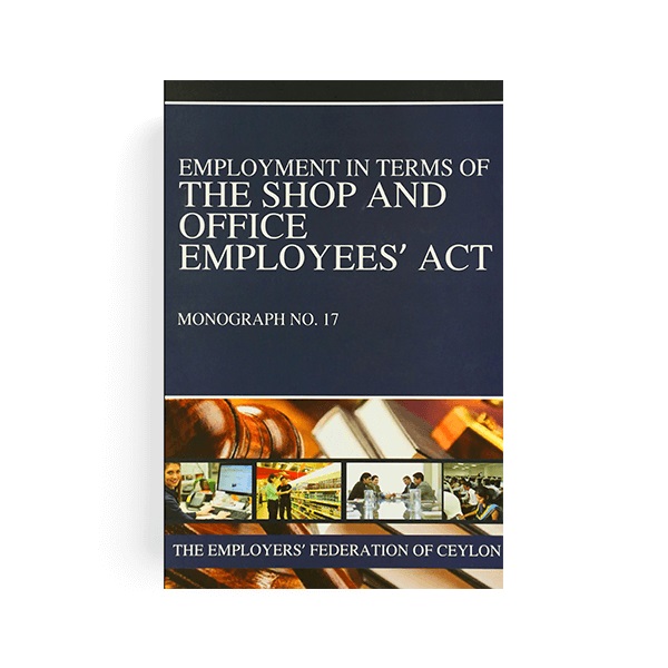 Employment in terms of : The shop and office employees act