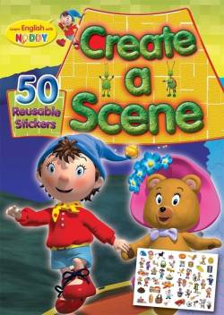 Learn English With Noddy : Create A Scene With 50 Reusable Stickers