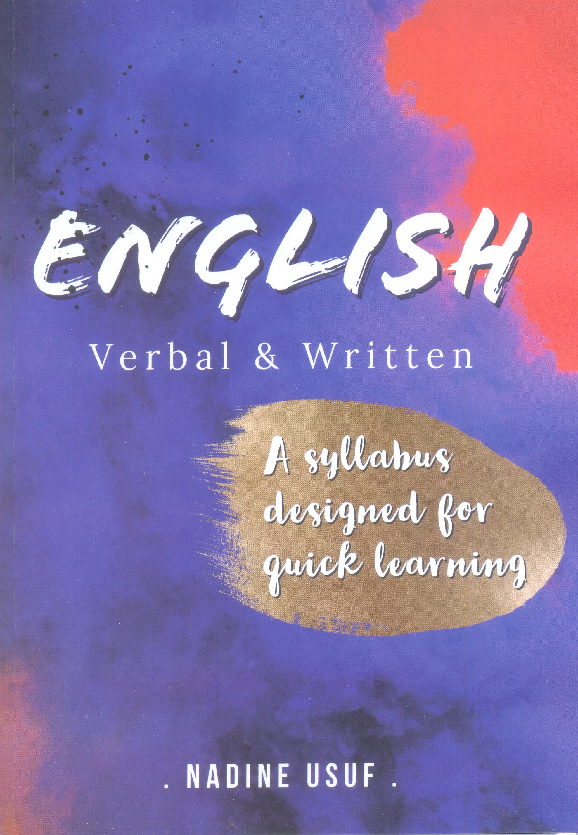 English Verbal & Written ( A Syllabus Designed For Quick Learning )