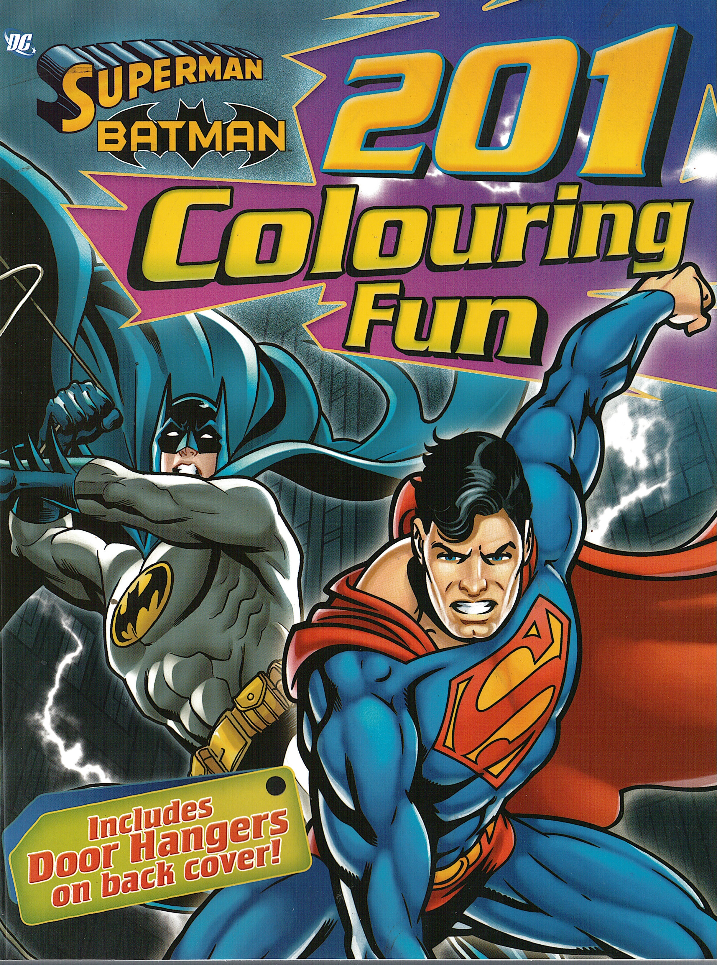 Superman Batman 201 Colouring Fun