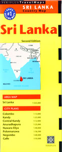 Periplus Sri Lanka Country Map 